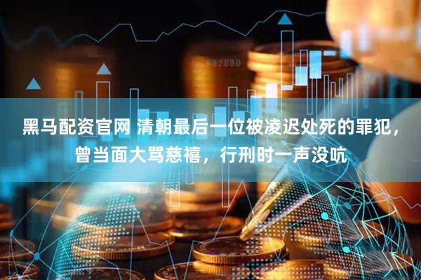 黑马配资官网 清朝最后一位被凌迟处死的罪犯，曾当面大骂慈禧，行刑时一声没吭