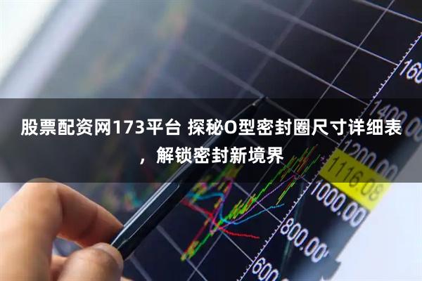 股票配资网173平台 探秘O型密封圈尺寸详细表，解锁密封新境界